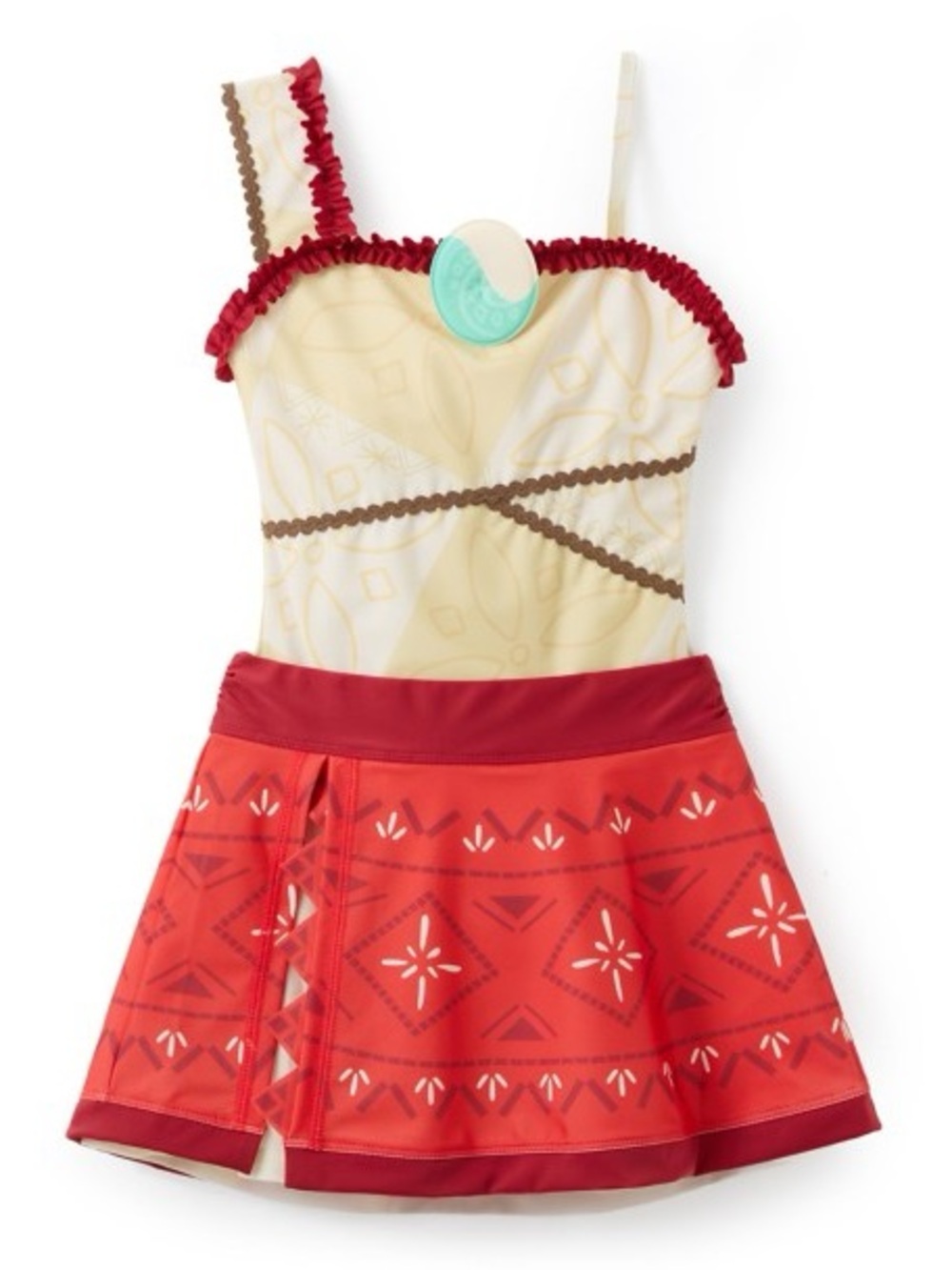 Disney Store Moana Deluxe Swimsuit Set Size 5/6